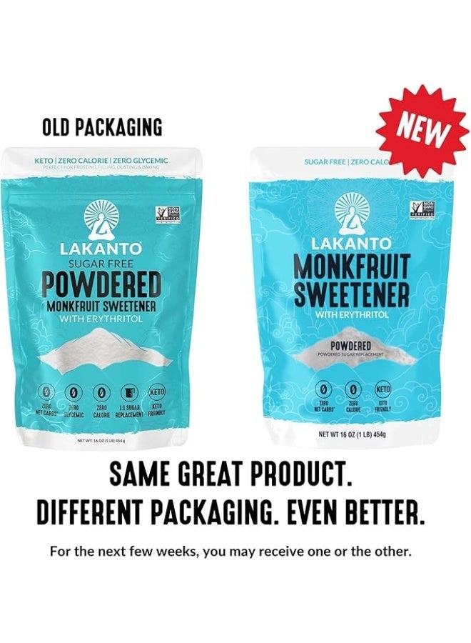 LAKANTO Lacanto, Monk Fruit Sweetener with Erythritol, Powder, 16 oz (454 g) - Image 3